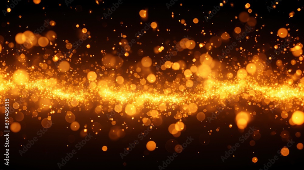 Obraz premium Flame Particles Dust, Abstract Background, Effect Background HD For Designer
