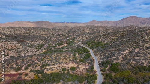 Pinnacles Trailhead Lake Arrowhead CA Aerial Drone photo