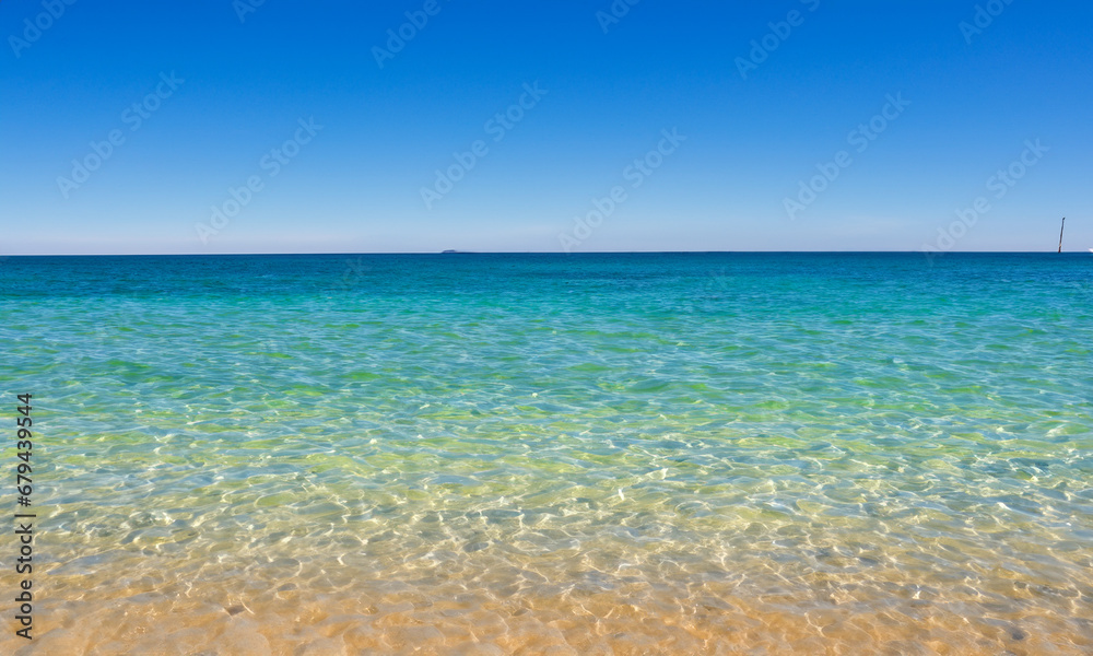 beach with clear water