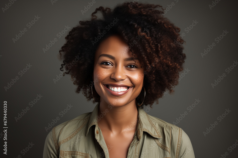 happy confidence black woman portrait happy confidence black woman portrait