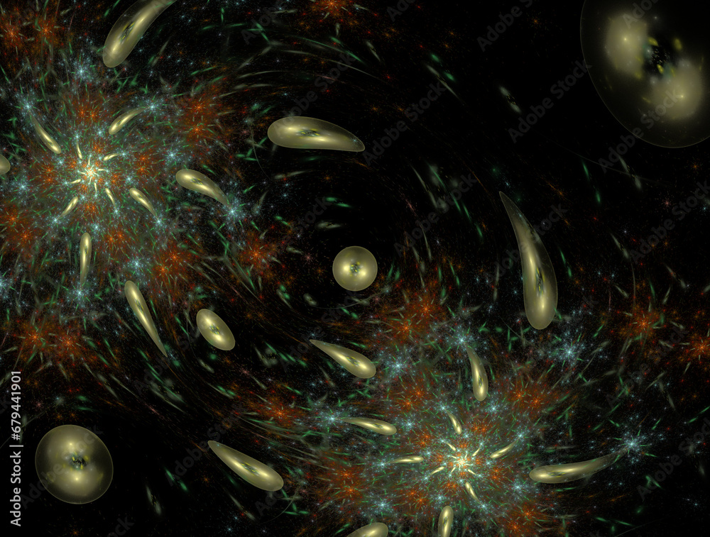 Fototapeta premium Imaginatory fractal abstract background Image