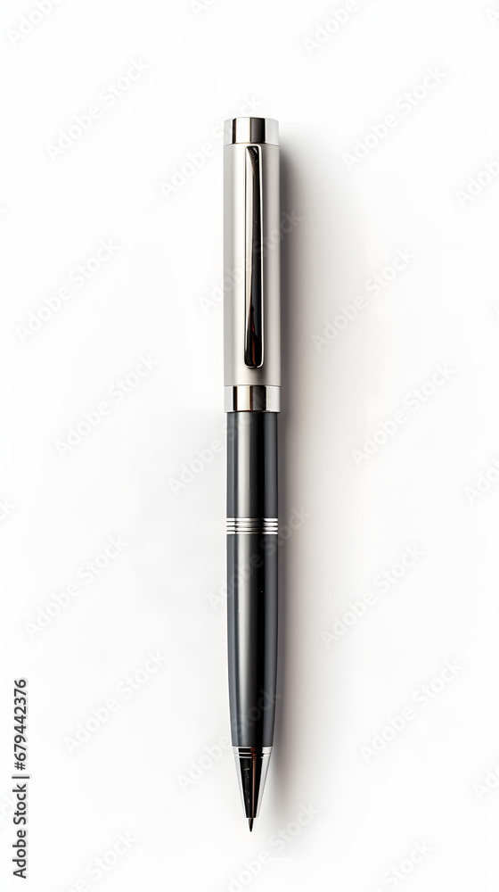 Pen on a clean table, product presentation Pen on a clean table, product presentation