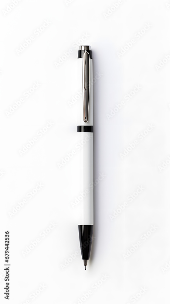 Pen on a clean table, product presentation Pen on a clean table, product presentation
