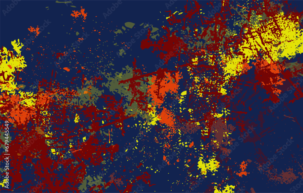 Abstract grunge texture splash multicolor