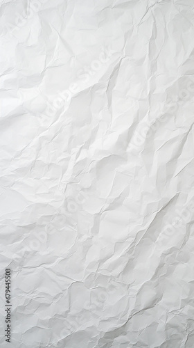 White crumpled paper texture background for web site or mobile devices