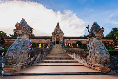 Wat Phra That Lampang Luang is an important Buddhist landmark in Lampang Province. photo