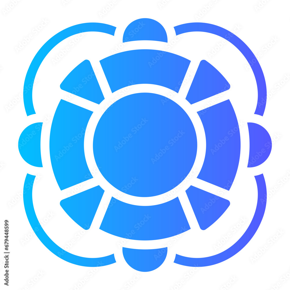 lifebuoy Gradient icon lifebuoy Gradient icon