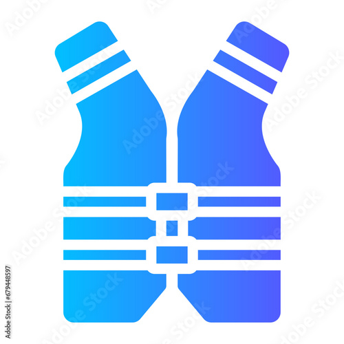 life vest Gradient icon