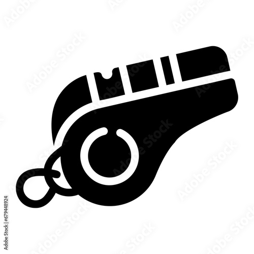 whistle Solid icon