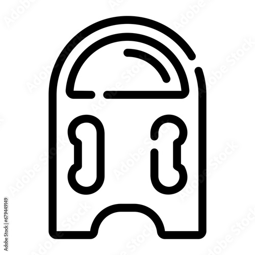 pool kickboard Line Icon