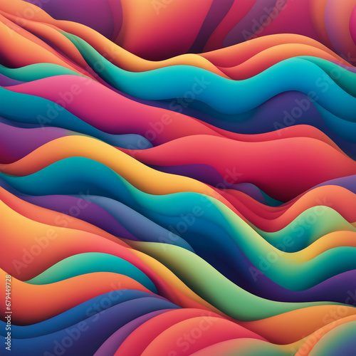 color waves and lines background