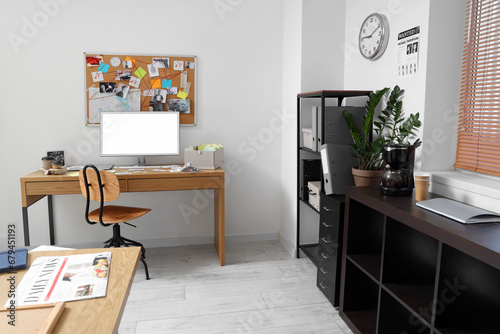 Interior of FBI agent's off...
