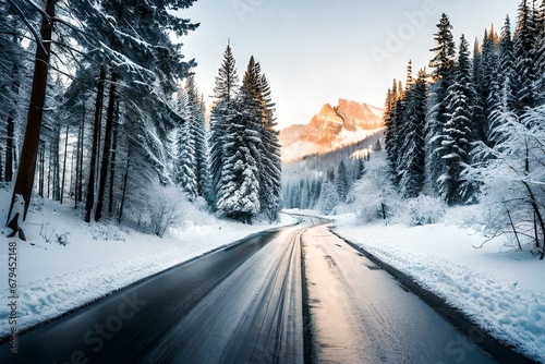 road in winter © The Images