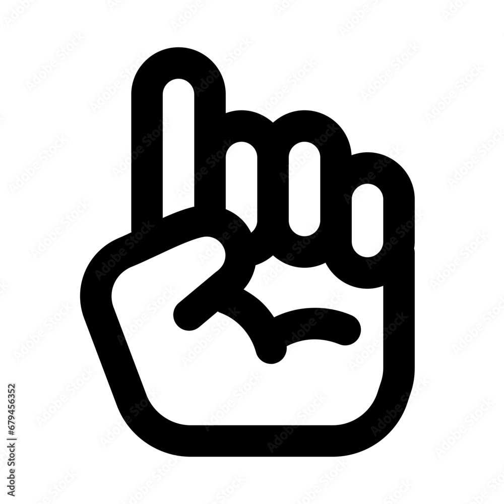 hand line icon