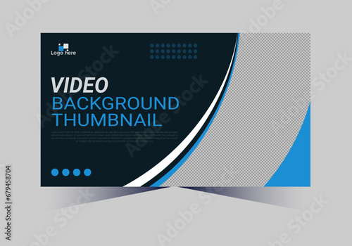 social media web cover banner and youtube thumbnail template design