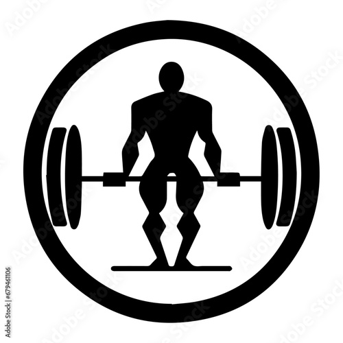 weightlifting vector silhouette illustration, a weightlifter vector silhouette