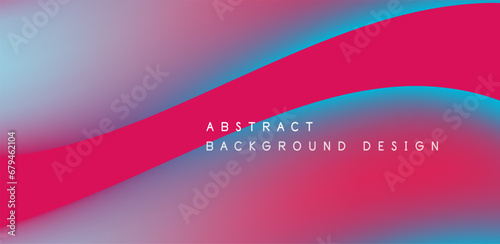 Abstract vector backdrop with fluid, geometric elements. Harmonious blend of form and color, evoking dynamic and captivating visual landscape for wallpaper, banner, background, landing page