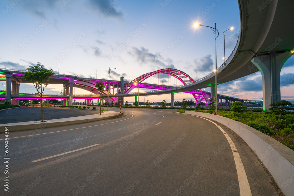 Hoang Van Thu Bridge In Hai Phong Vietnam Stock Photo Adobe Stock