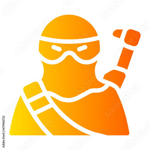 terrorist Gradient icon