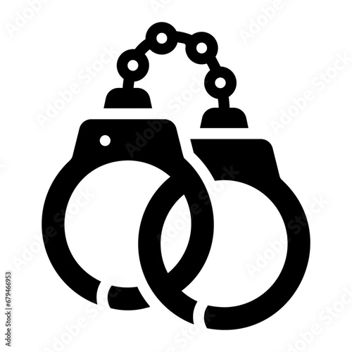 handcuffs Solid icon