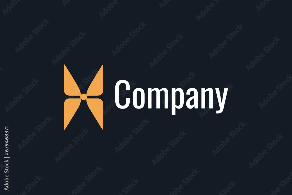 Simple Elegant Butterfly Initial Letter H logo design concept Simple Elegant Butterfly Initial Letter H logo design concept