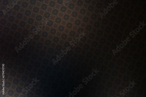 Abstract background and texture of a wooden wall with a pattern of hexagons