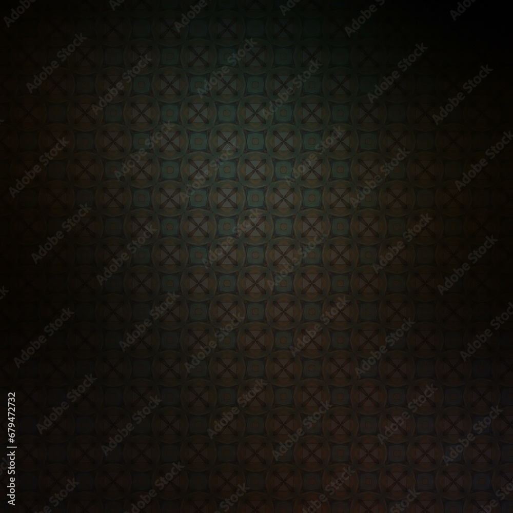 Seamless pattern of rhombuses on a dark background