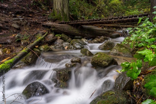 Bridge crossing a creek
