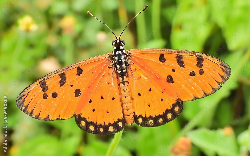 Obraz premium butterfly on a flower