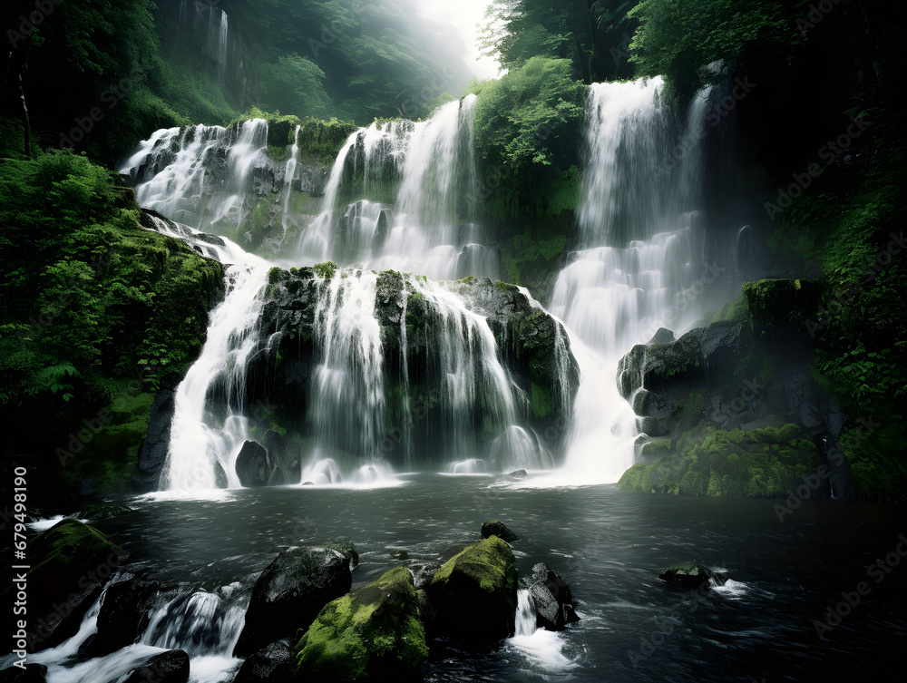 Fototapeta premium waterfall in the forest