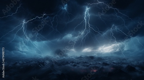 a digital lightning storm a virtual night sky