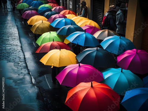 umbrella in the rain