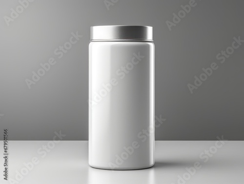 mock up bottle with a neutral background