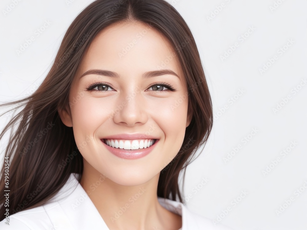 Woman smiling, suitable for Facial, Dental, and Beauty Advertorial Woman smiling, suitable for Facial, Dental, and Beauty Advertorial