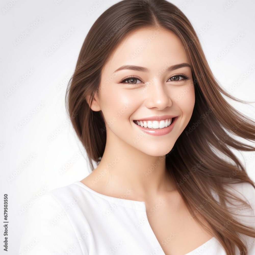 Woman smiling, suitable for Facial, Dental, and Beauty Advertorial Woman smiling, suitable for Facial, Dental, and Beauty Advertorial