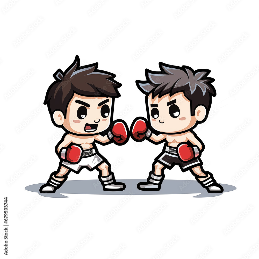 boxer fighting