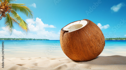 A large coconut