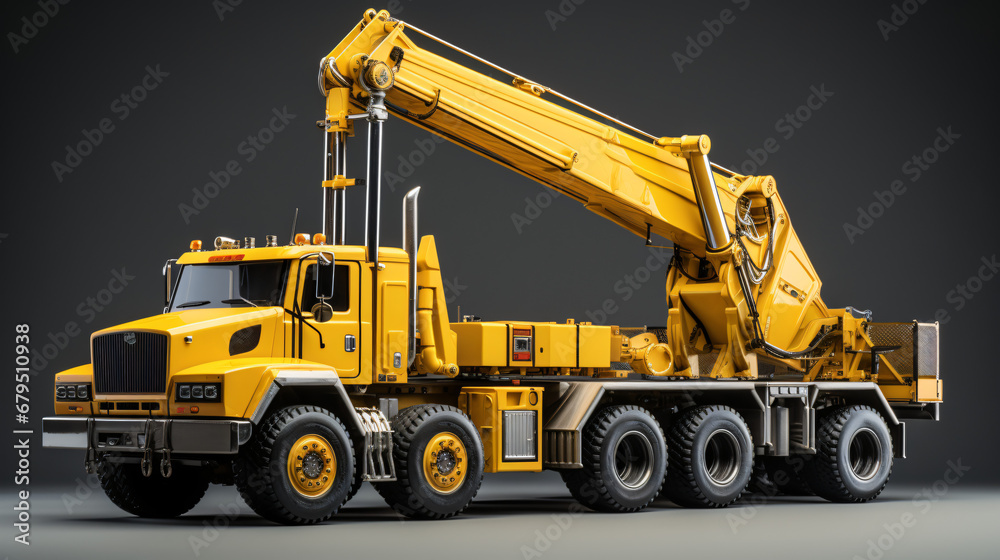 A large yellow truck