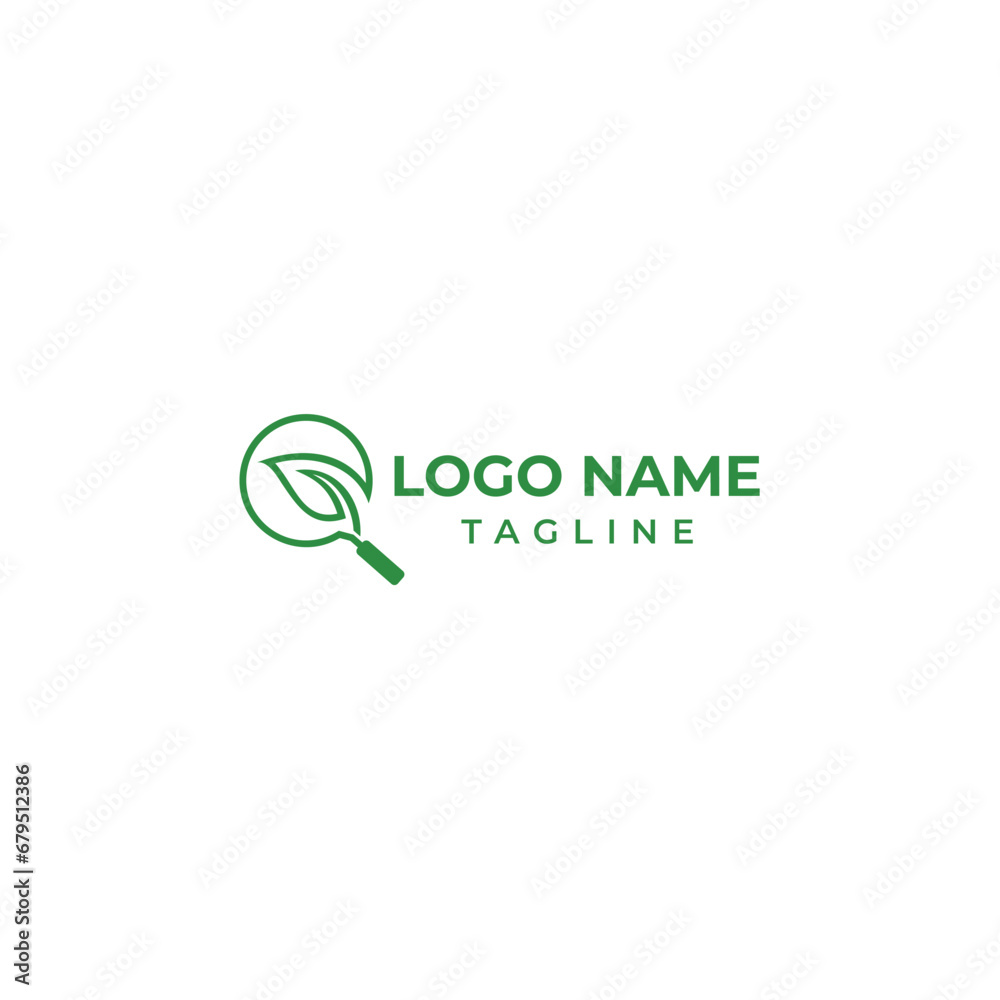Eco green logo, environmental health research
Eco green logo, environmental health research