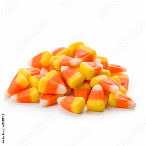 Candy corn picture white background
