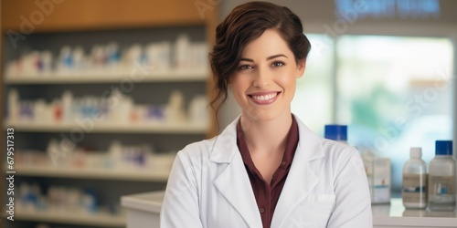 Confident Young Female Pharmacist