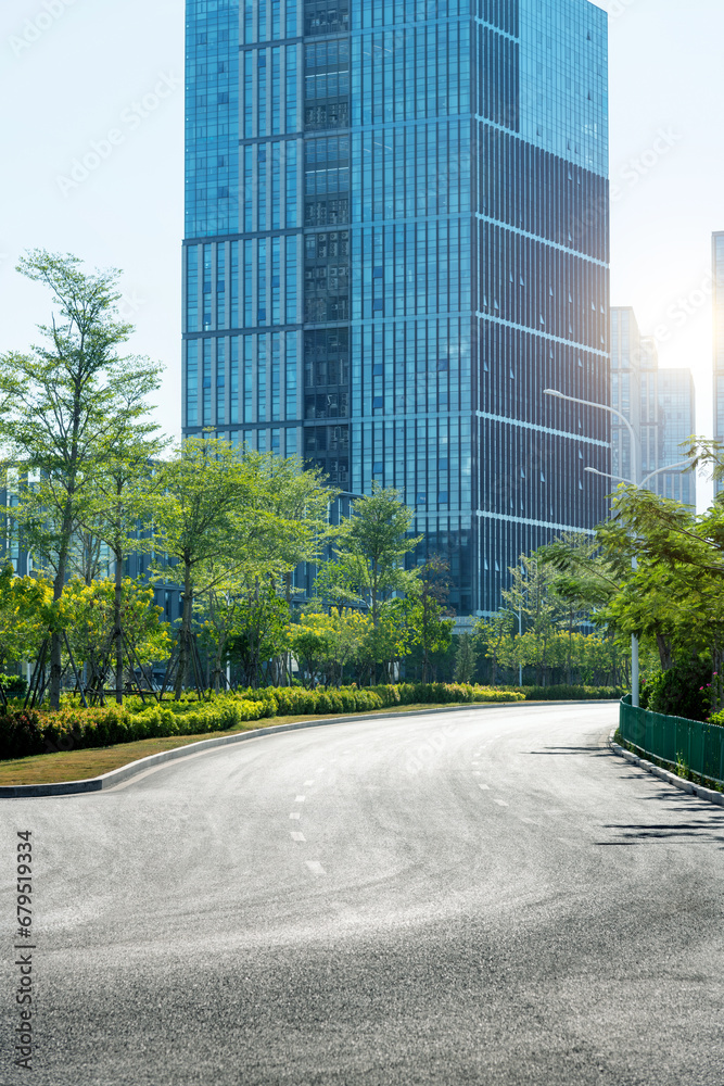 Highway outside the office building