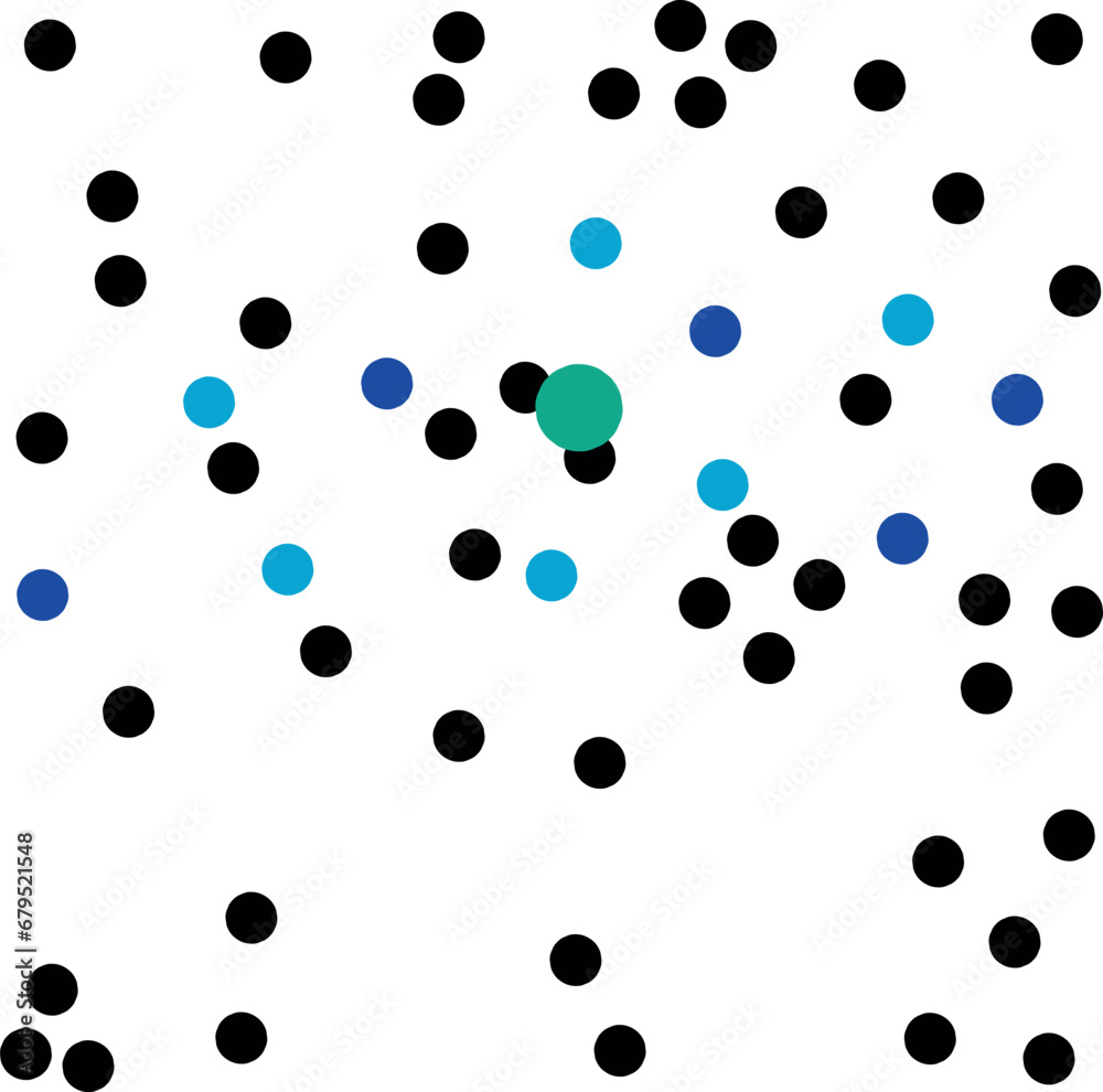 background with dots or coloring circles