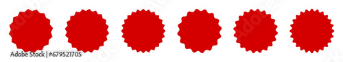 rote Sticker