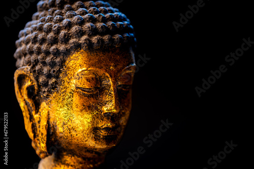 buddha statue in calm rest pose.Shakyamuni Buddha is a spiritual teacher, one of the three world religions. Given the name Siddhartha Gautama  Siddhattha Gotama  photo
