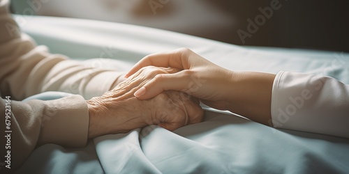Caring for the elderly in a hospital or nursing home