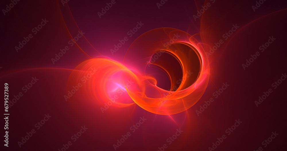 3D manual rendering abstract valentine red fractal light background 3D manual rendering abstract valentine red fractal light background