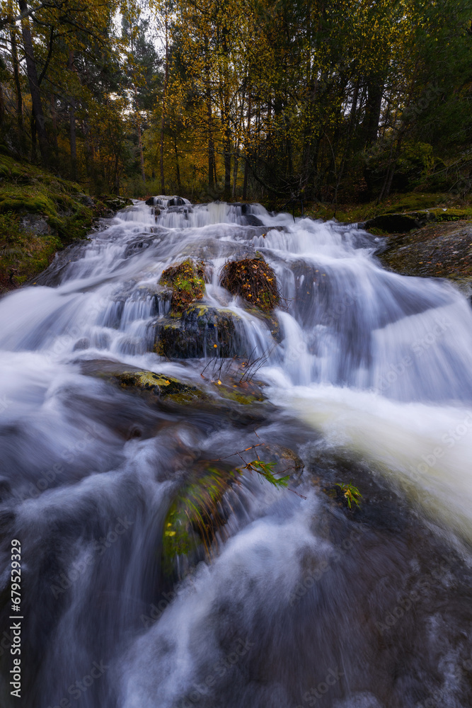 Fototapeta premium Autumn in the mountains of Madrid