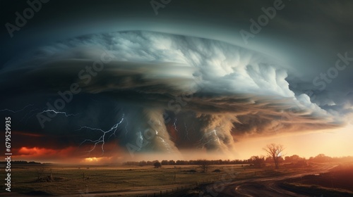 Venture into a world where weather modification attempts to dissipate an approaching tornado threat © zahra