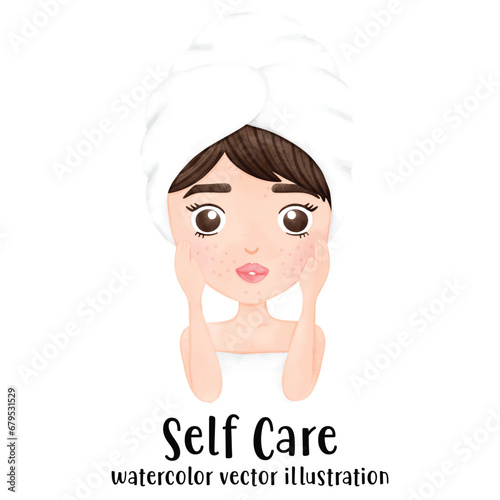 Facial Mask, woman face, self care, Skin care